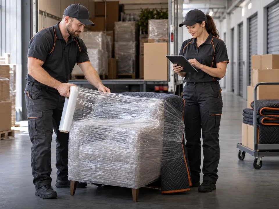 Storage team handling protected items